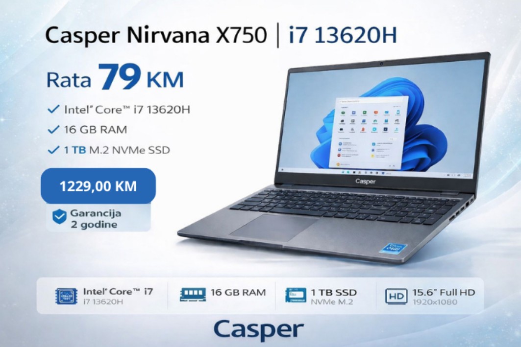 Laptop Casper Nirvana X750